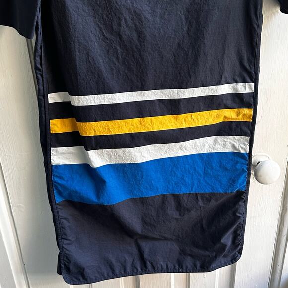 COS Colorblock Dress Navy Yellow - Picture 6 of 8